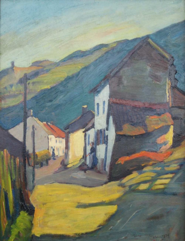 "Route à Bievels". Nico Klopp, 1930.